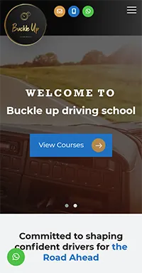Driving school website
