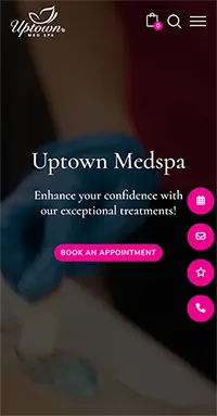 Medical spa website